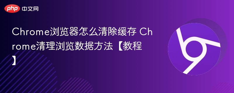 Chrome浏览器怎么清除缓存 Chrome清理浏览数据方法【教程】  第1张