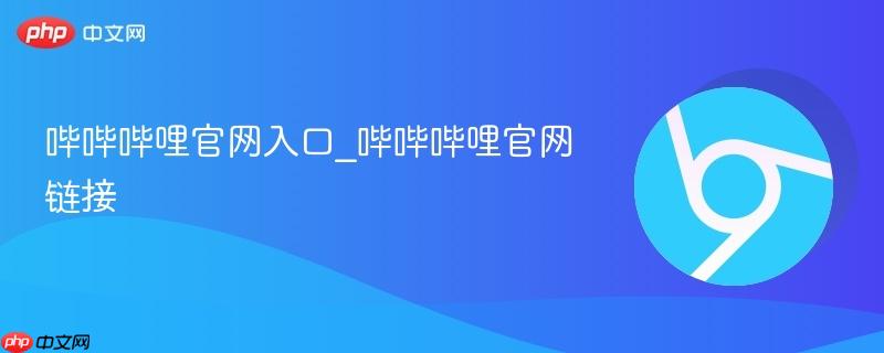 哔哔哔哩官网入口_哔哔哔哩官网链接  第1张