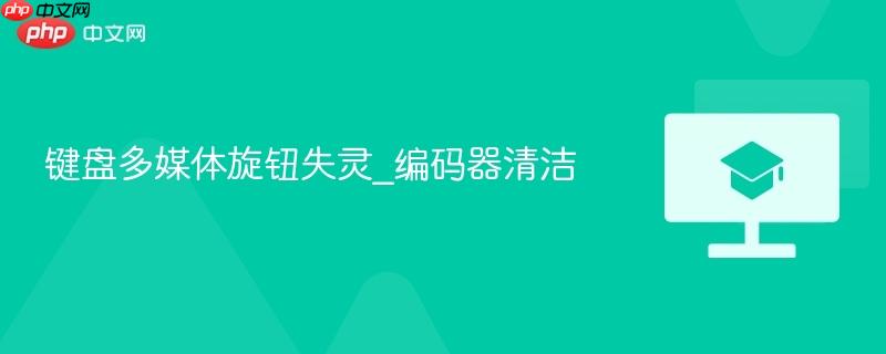 键盘多媒体旋钮失灵_编码器清洁  第1张