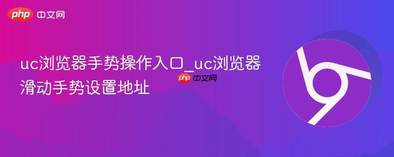 uc浏览器手势操作入口_uc浏览器滑动手势设置地址 第1张 uc浏览器手势操作入口_uc浏览器滑动手势设置地址 第1张