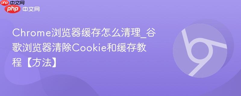 Chrome浏览器缓存怎么清理_谷歌浏览器清除Cookie和缓存教程【方法】  第1张
