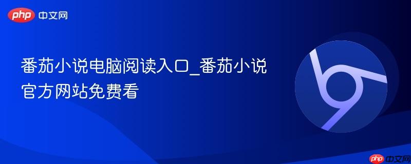 番茄小说电脑阅读入口_番茄小说官方网站免费看