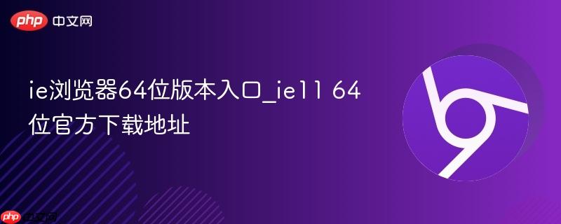 ie浏览器64位版本入口_ie11 64位官方下载地址