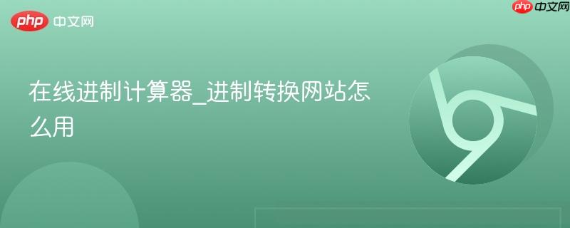 在线进制计算器_进制转换网站怎么用