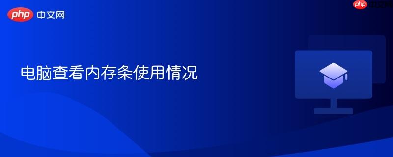 电脑查看内存条使用情况  第1张