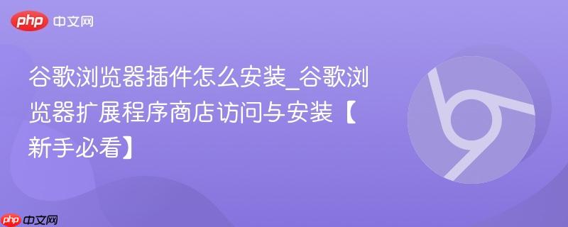 谷歌浏览器插件怎么安装_谷歌浏览器扩展程序商店访问与安装【新手必看】 第1张 谷歌浏览器插件怎么安装_谷歌浏览器扩展程序商店访问与安装【新手必看】 第1张