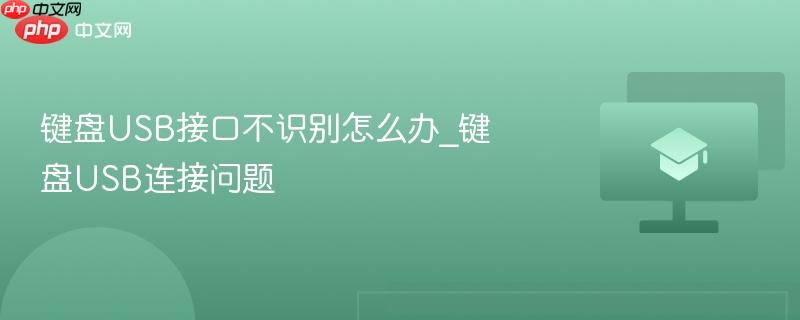 键盘USB接口不识别怎么办_键盘USB连接问题  第1张