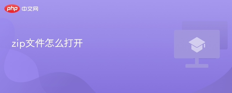 zip文件怎么打开 如何打开zip文件  第1张